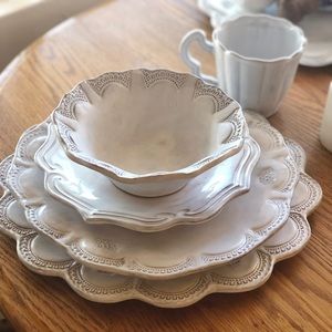 Vietri Italian handcrafted Stone dinnerware